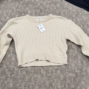 Cotton On Beige Cable Knit Sweater